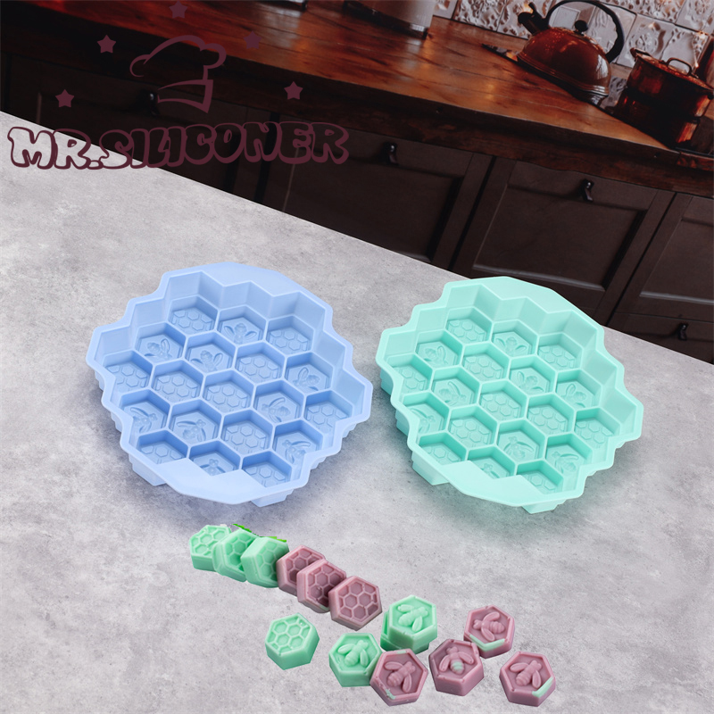 Eco Soap - Silikon 19 ponsel Bee Honeycomb kue
