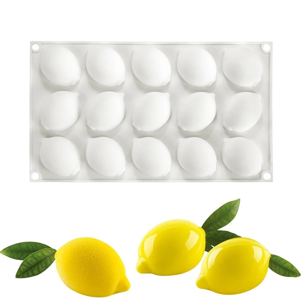 Eco Soap - Cetakan Silikon 15 Lubang Bentuk Lemon