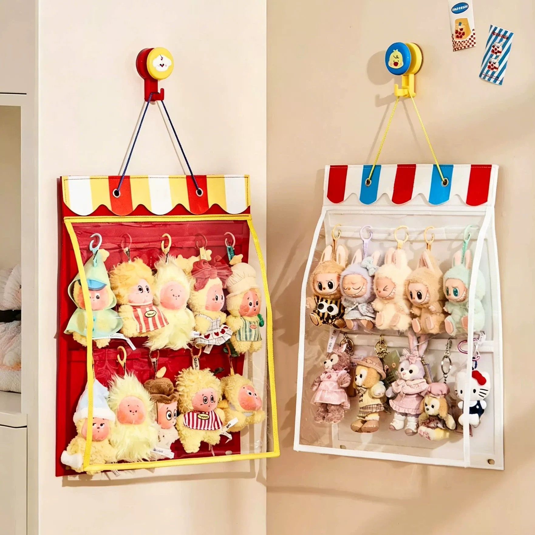 Reusable Bag - Rak pajangan untuk menyimpan boneka, dilengkapi