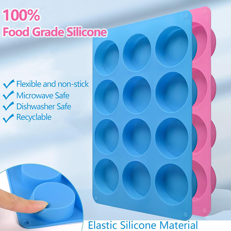 Cetakan Silikon Bulat 12 Luban - Eco Soap ulasan dan harga