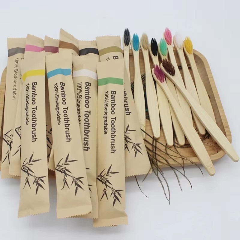 5/15 buah Sikat Gigi Berwarna- - Bamboo Toothbrush ulasan dan harga