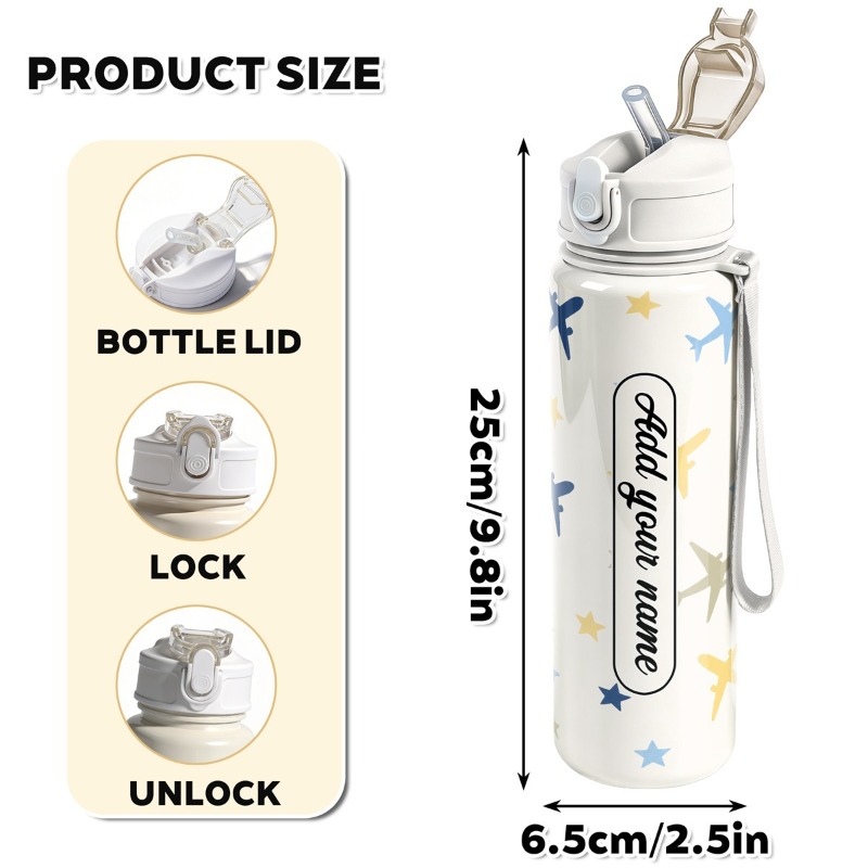 Gelas minum 25oz dengan desain - Reusable Straw ulasan dan harga