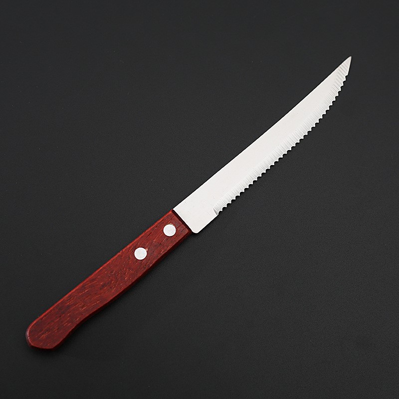 1-20 buah pisau Steak besi tah - Bamboo Cutlery ulasan dan harga
