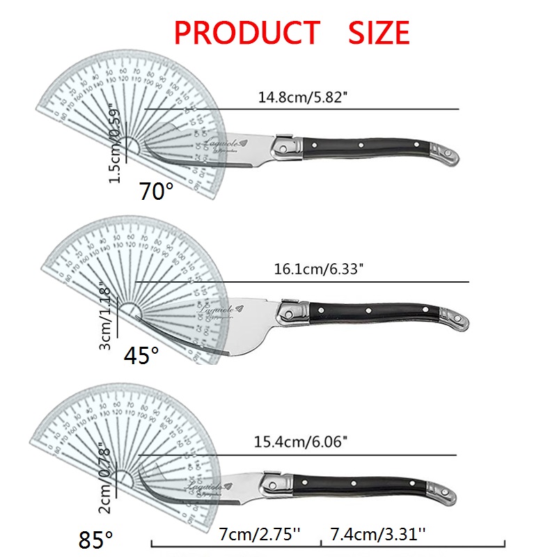 3 Buah Set Alat Keju Laguiole, - Bamboo Cutlery ulasan dan harga
