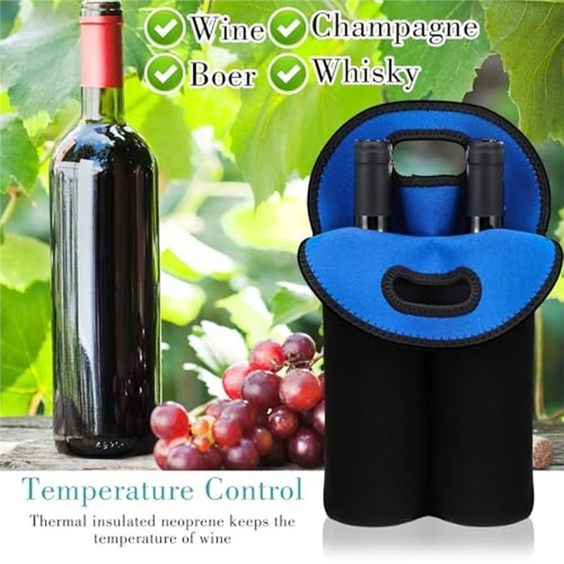 Tas Pembawa Botol Anggur AAAN, - Reusable Bottle ulasan dan harga