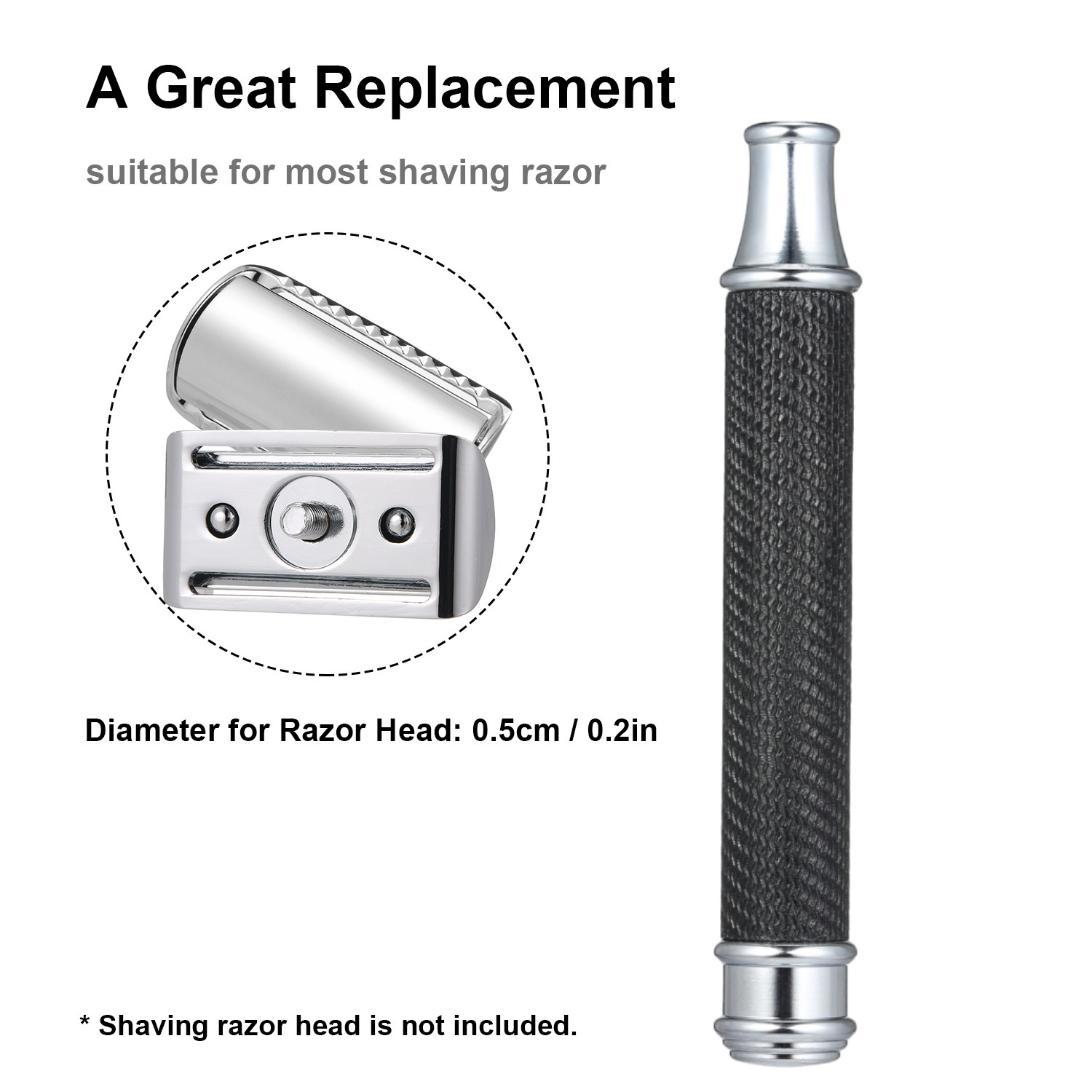 Pegangan cukur baja tahan kara - Safety Razor Handle ulasan dan harga
