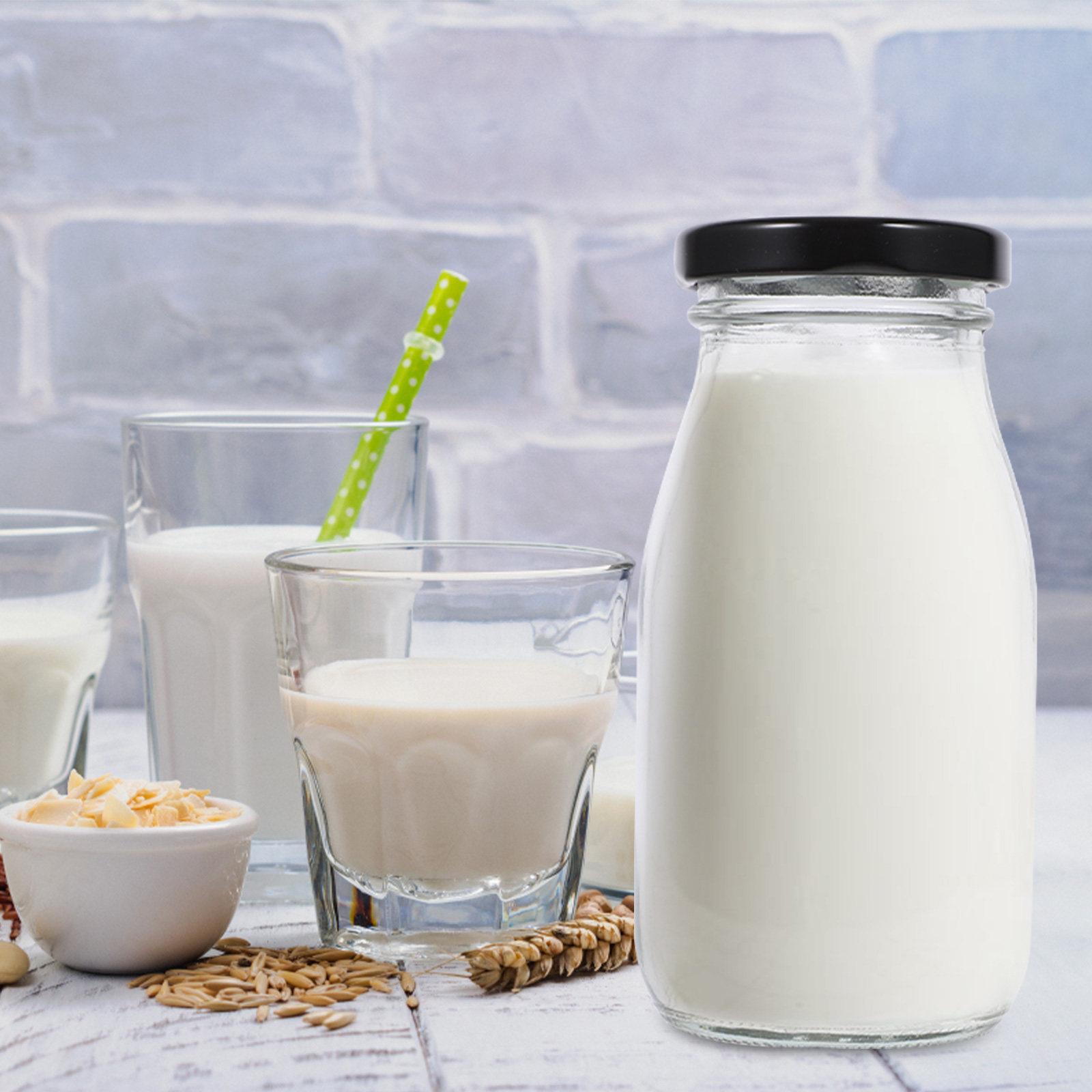 4 Buah Botol Susu Kaca, Wadah  - Reusable Bottle ulasan dan harga